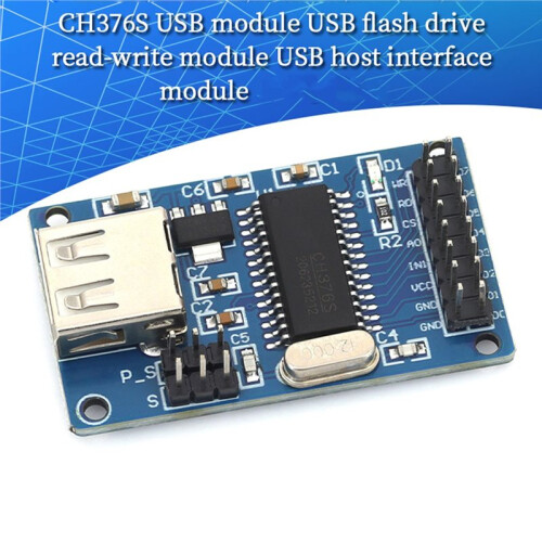 2 Stuks CH376S USB-Module USB-Schijf Lees-/Schrijfmodule USB-Hoofdinterfacemodule USB-Flashdrivemodule Hostinterfacemodule 2
