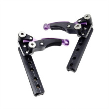 New Wheelchair Parts Aluminum Alloy Wheelchair Hand Brake for Sports Manual Wheelchair Factory Multiple Colors Offer B