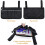 Organizer da bracciolo per sedia a rotelle, nero, 3 tasche 4