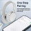 Over-Ear Dual-Mode Hörlurar Bluetooth 5.4 Silver 5