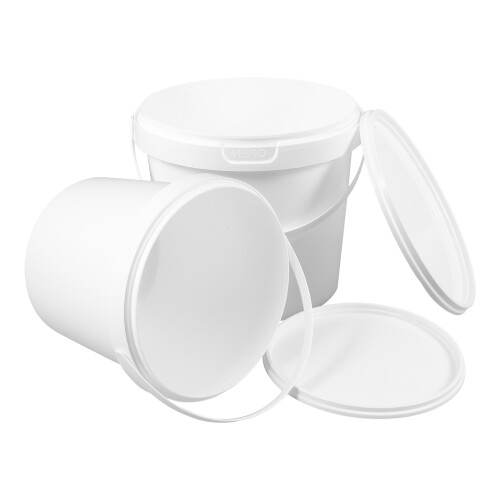 Supvox PP voedselcontainers met deksel, wit, 2 stuks 2