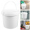 Bucket with Lid and Handle 2L 2 Pack 6