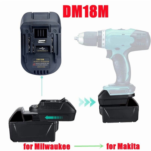 Μετατροπέας προσαρμογέα μπαταρίας DeWalt σε Makita 18V 1