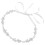 Witte bruidsaccessoire met strass-steentjes tailleketting 1
