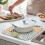 Tapete escurridor de platos Boho Kitchen de microfibra de 16x18 pulgadas 2
