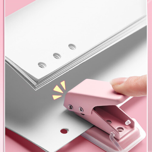 Perforatrice a foro singolo Kaba Bear, rosa chiaro
