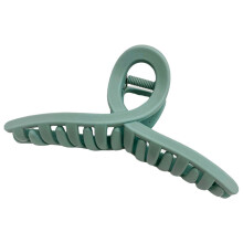 Retro haarclip in effen kleur, antislip, van plastic, in de vorm van een haai.