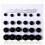 Kristall-Strass-Perlen-Ohrstecker-Set, 12 Paar 1