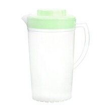 Pichet en plastique transparent avec couvercle 2 L sans BPA