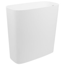 Poubelle blanche fine Supvox Nordic pour cuisine et salle de bain