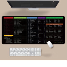 Alfombrilla de teclado antideslizante y ergonómica de 800x300x3 mm.