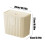 CheAAlet Wandabfalleimer mit Schiebedeckel, beige, wasserdicht. 3