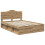 VidaXL vidaXL Bed Frame Artisian Oak 150 x 200 cm Solid Pine Wood 2