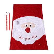 Sacchetto regalo di Babbo Natale in velluto con coulisse, 19,7 x 24 pollici