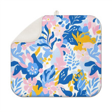 Tapis d'égouttage de cuisine bohème en microfibre 40 x 45 cm