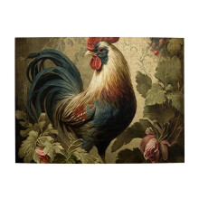 Rooster Vintage Art Pussel Stora Bitar 500 Bitar