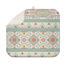 Tapis égouttoir à vaisselle bohème en microfibre 40 x 45 cm