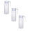Botella de agua de plástico MOQIN con tapa, 1 litro (37 oz), apta para nevera. 1