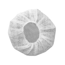 (White) Kertakäyttöiset kuulokesuojukset, kuitukankaiset, hikeä hylkivät, pölysuojatut korvakupit, 100 kpl
