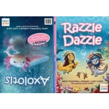 Razzle Dazzle Axolotls by Lucy Lock Paperback Book
