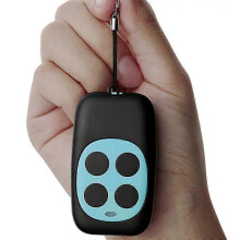 (Blue) Diaľkový klonovač garážových brán, 4-kľúčový kopírovací duplikátor 433 MHz kompatibilný s integrovaným obvodom 2262 2260 PT2264