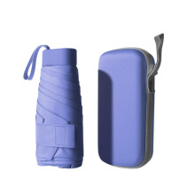 Compact Folding Umbrella UV Protection 8x4x2 in
