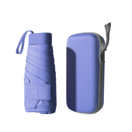 Compact Folding Umbrella UV Protection 8x4x2 in