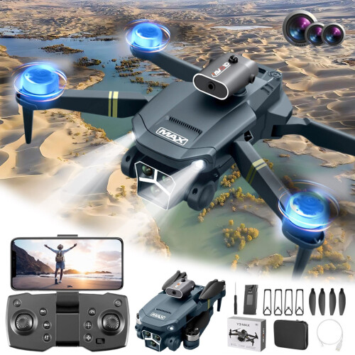 Drone Y3 χωρίς ψήκτρες με κάμερα αποφυγής εμποδίων 5 πλευρών 4K