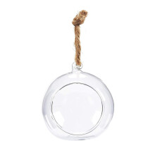 MOQIN Hängande ekologisk bollkruka i glas 1 styck