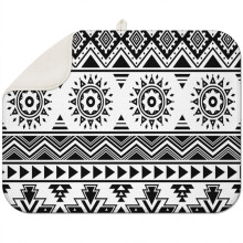 Tapis de séchage bohème à motif floral en microfibre 18 x 24 pouces
