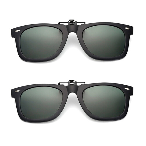 Γυαλιά ηλίου Polarized UV400 Sport Style 2 τεμάχια Σκούρο πράσινο
