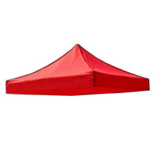 (Red, 3x3m) Pokrycie zapasowe do altany ogrodowej, tynk srebrny, wodoodporna ochrona UV, kompatybilne z altaną ogrodową Oxford
