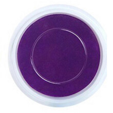 (Purple, 06) Large Round Craft Ink Pads for Fingerprint Stamps, Washable Non-Toxic Rainbow Colors, 16x18cm
