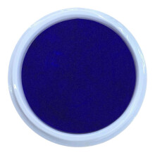 (Blue, 04) Large Round Craft Ink Pads for Fingerprint Stamps, Washable Non-Toxic Rainbow Colors, 16x18cm
