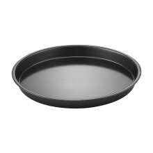 Plaque à pizza en aluminium pour la cuisson - Noire, 1 pièce