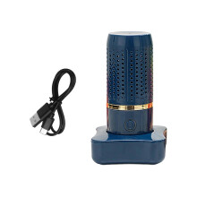 (blue) Przenośna pralka do owoców i warzyw, bezprzewodowa, ładowana przez USB, 4800 mAh, do kuchni