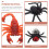 Modele false de centiped și scorpion, 50 de bucăți 6