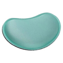 (light green) Mouse Wrist Rest Pad, Memory Foam Fabric Cushion, Non-Slip Base Wrist Support for Computer Office Gaming, Powder Blue