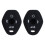 2X 3 Button Remote Key Fob Silicone Case Cover for  E46 E39 E63 E36 E81X5 Z3 Z4, Black 1