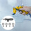 Cordless Airbrush Quick Connector Set 2 Pieces 6