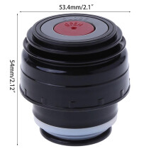 (Red) termospullon kansi, 4,5 cm halkaisija, elintarvikelaatuinen PP, yhteensopiva 600–1200 ml termospulloihin