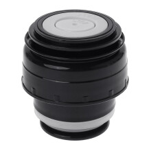 (Black) termospullon kansi, 4,5 cm halkaisija, elintarvikelaatuinen PP, yhteensopiva 600–1200 ml termospulloihin