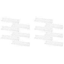 12Pcs Vinyl Record Wall Mount Shelf Set of Album Holders for Hanging  Walls - Shelves Albums or Children's Books