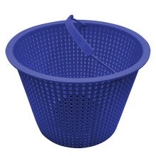 (Large blue) Pool Skimmer Basket with Handle for In-ground Pools, Efficient Filtration, Blue Plastic, 2 Sizes