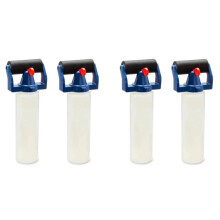4PCS Glue Applicator Roller Dispenser PE Plastic Applicator Bottle 8Oz Glue Bottle for Wood Processing Painting Supply