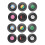 12Pieces / Set  Retro Vinyl Disc Drink Coasters 1