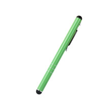 (Green) Zestaw 2 rysików do ekranów dotykowych z klipsem, kompatybilnych ze smartfonami i tabletami, czarny