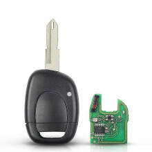(NE73 remote key) Car Remote Key compatible with Renault Clio Kangoo Master Twingo, 1 Button, 433MHz, PCF7946 Chip, NE72 Uncut Blade