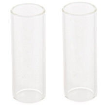 2X Gitarrenglas Rutschiger Schläger Glasschlitten Transparent