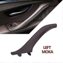 (LEFT MOKA) Lederen interieur deurgreep, compatibel met BMW 5 Serie F10 F11 F18, 6 kleuropties, PC ABS-materiaal.